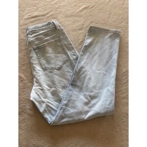 Eunina Rocky High Rise Boyfriend Jeans Women's Size 9 Distressed‎ Light Wash